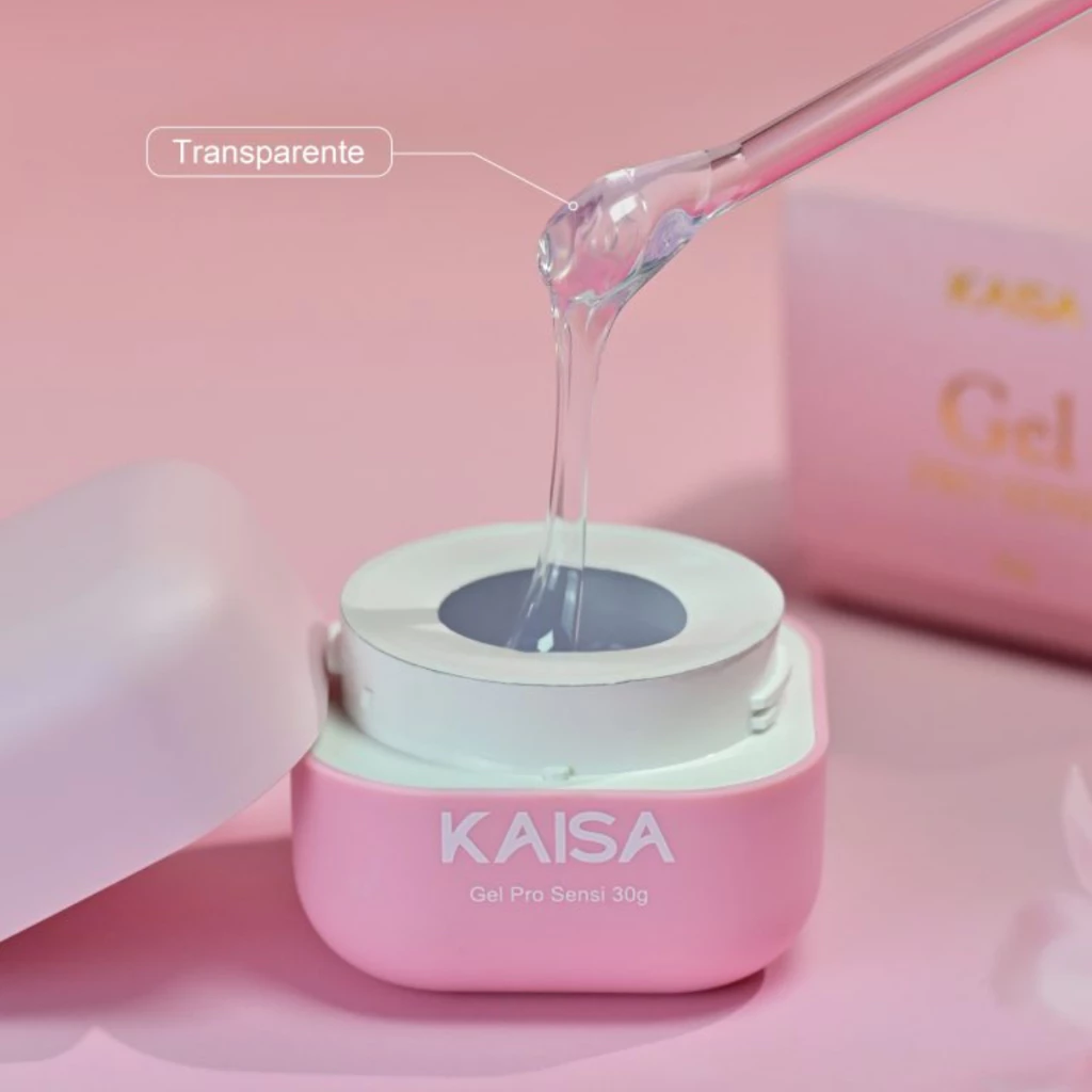 GEL CONSTRUTOR PRO SENSI CLEAR 30G HIPOALRGÊNICO KAISA - Imagem 6