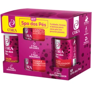 KIT SPA DOS PES  ROSA MOSQUETA CORA