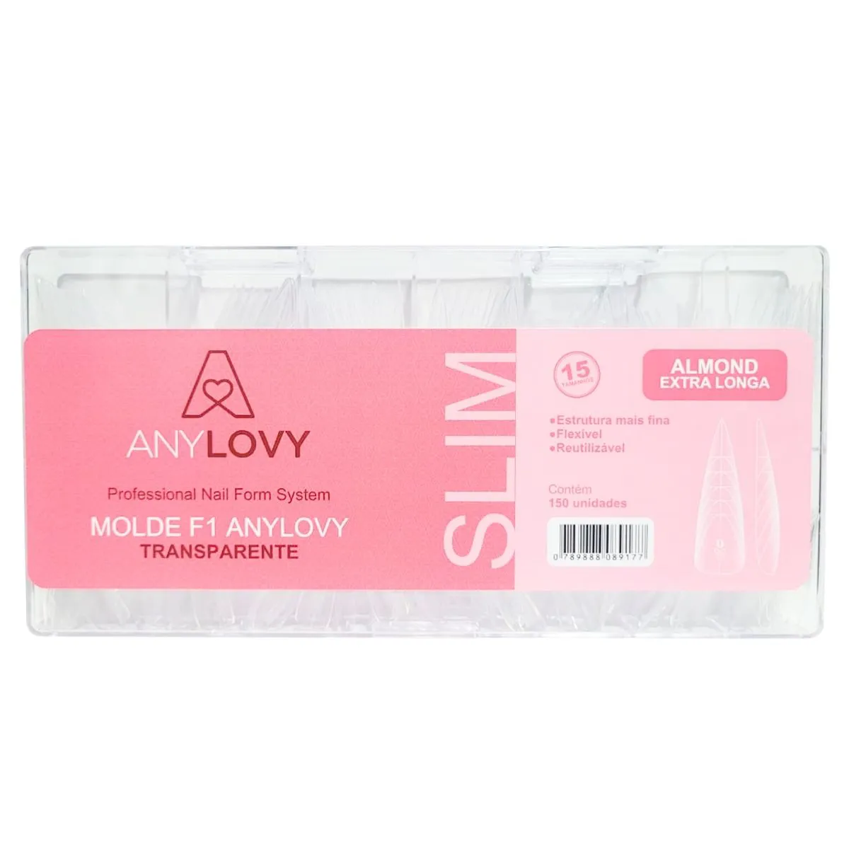 MOLDE F1 SLIM ALMOND EXTRA LONGA ANYLOVY - Imagem 2