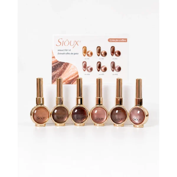ESMALTE EM GEL COLEÇÃO COFFEE SIOUX