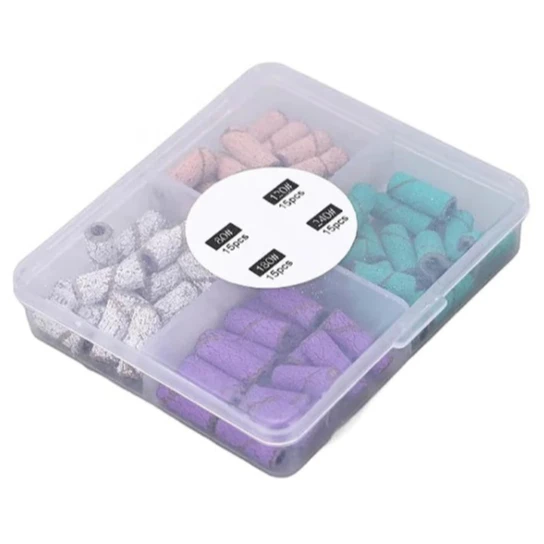 REFIL MINI BROCA MANDRIL FINA PARA LIXADEIRA (80# 120# 180# 240#) - 60PÇS - Imagem 3