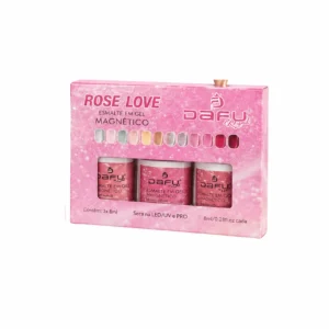 ESMALTE EM GEL MAGNETICO COLEÇÃO ROSE LOVE  DAFU 10ML