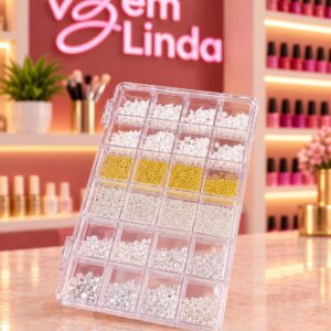 DECORAÇÃO DE UNHA FINGERTIP COLOR C/ 24 VARIAÇÕES  GOS234  NAIL ACCESSORIES