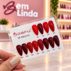 ESMALTE EM GEL COLEÇÃO TONS DE CEREJA #EM12-V1 DAFU 12ML