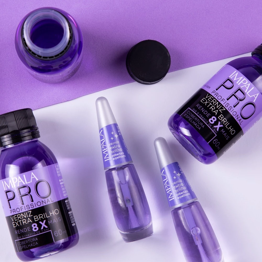 REFIL PRO VERNIZ EXTRA BRILHO 60 ML IMPALA - Imagem 2