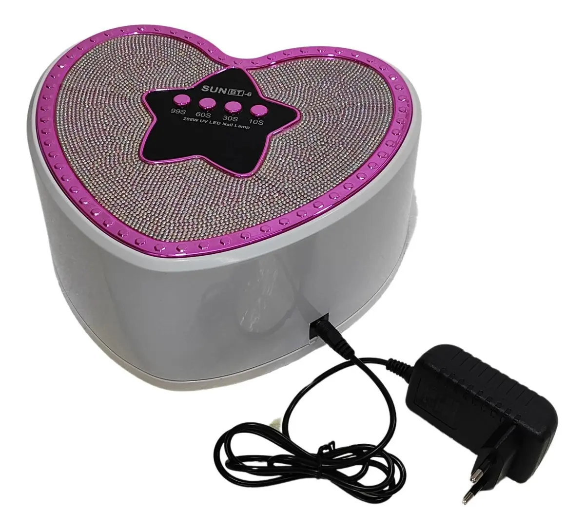 CABINE DAFU 288W 45 LED BT-6 CORAÇÃO ROSA BIVOLT - Imagem 2