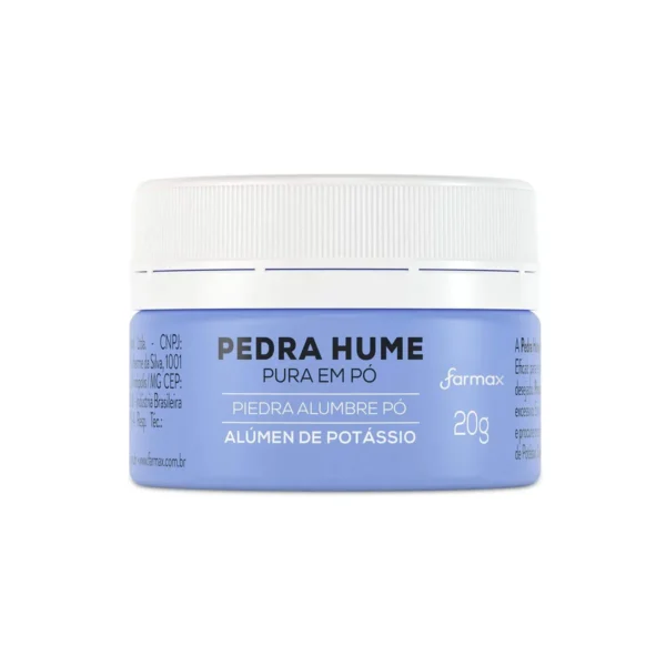 PEDRA HUME PURA EM PÓ FARMAX 20G