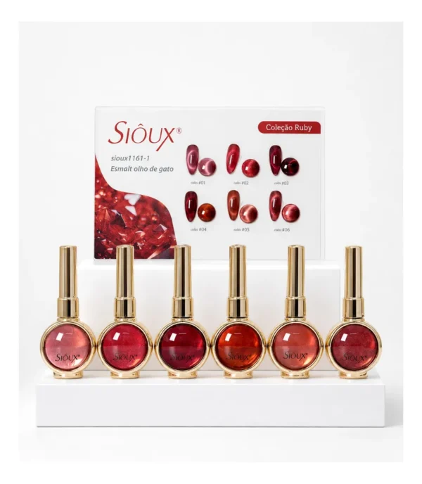 ESMALTE EM GEL COLEÇÃO RUBY SIOUX
