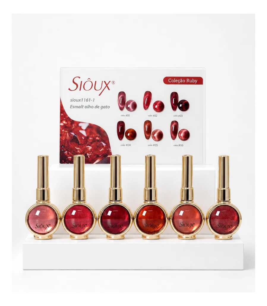 ESMALTE EM GEL COLEÇÃO RUBY SIOUX