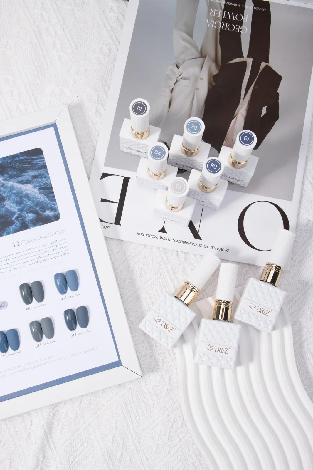 ESMALTE EM GEL COLECAO OCEANO D&Z