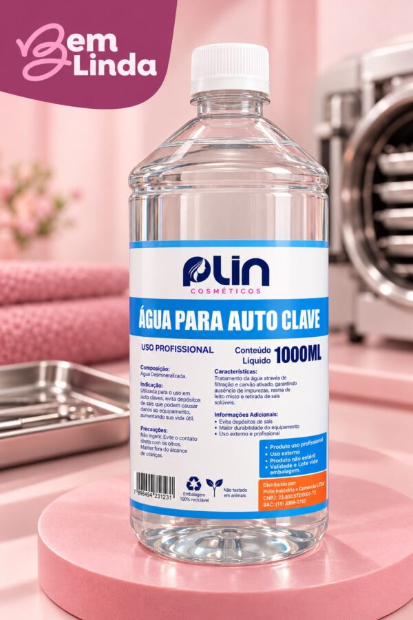 AGUA DESTILADA  AUTO CLAVE 1L PLIN