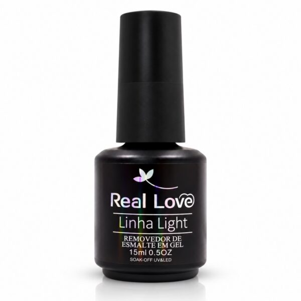 REMOVEDOR DE ESMALTE EM GEL 15ML REAL LOVE