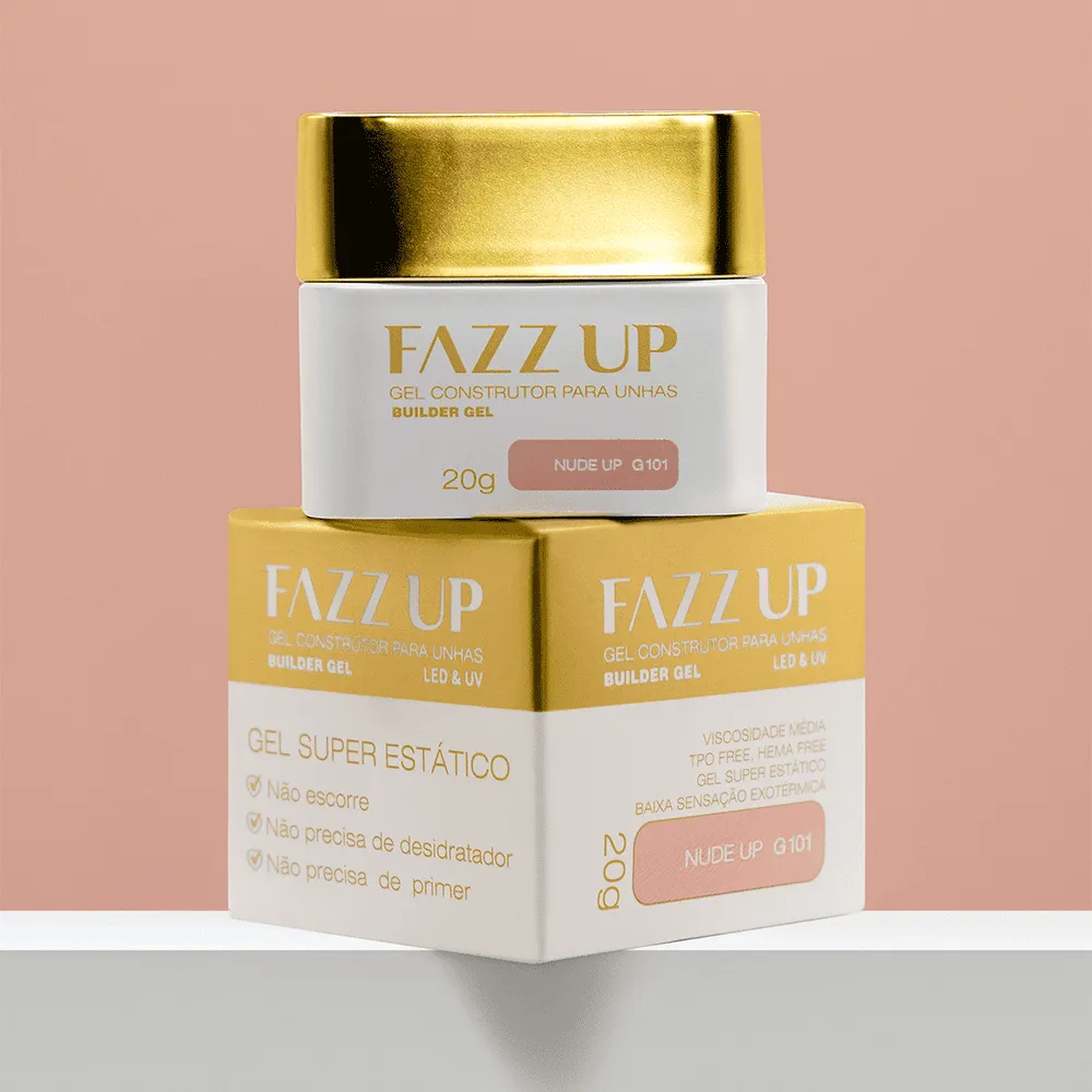 GEL CONSTRUTOR BUILDER NUDE UP 20G FAZZ UP - Imagem 7