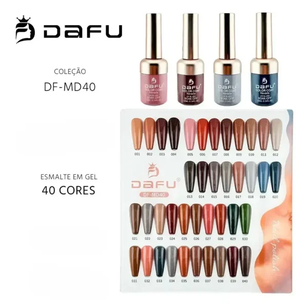 ESMALTE EM GEL DAFU COLOR COAT NEVADA #MD40 10ML