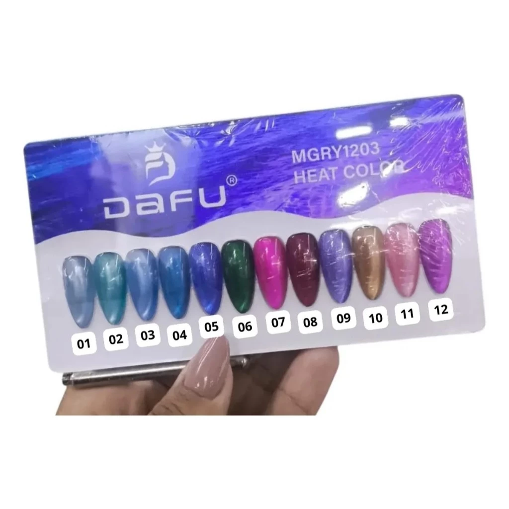 ESMALTE EM GEL MAGNETICO COLEÇÃO HEAT COLOR DAFU 10ML - Imagem 5