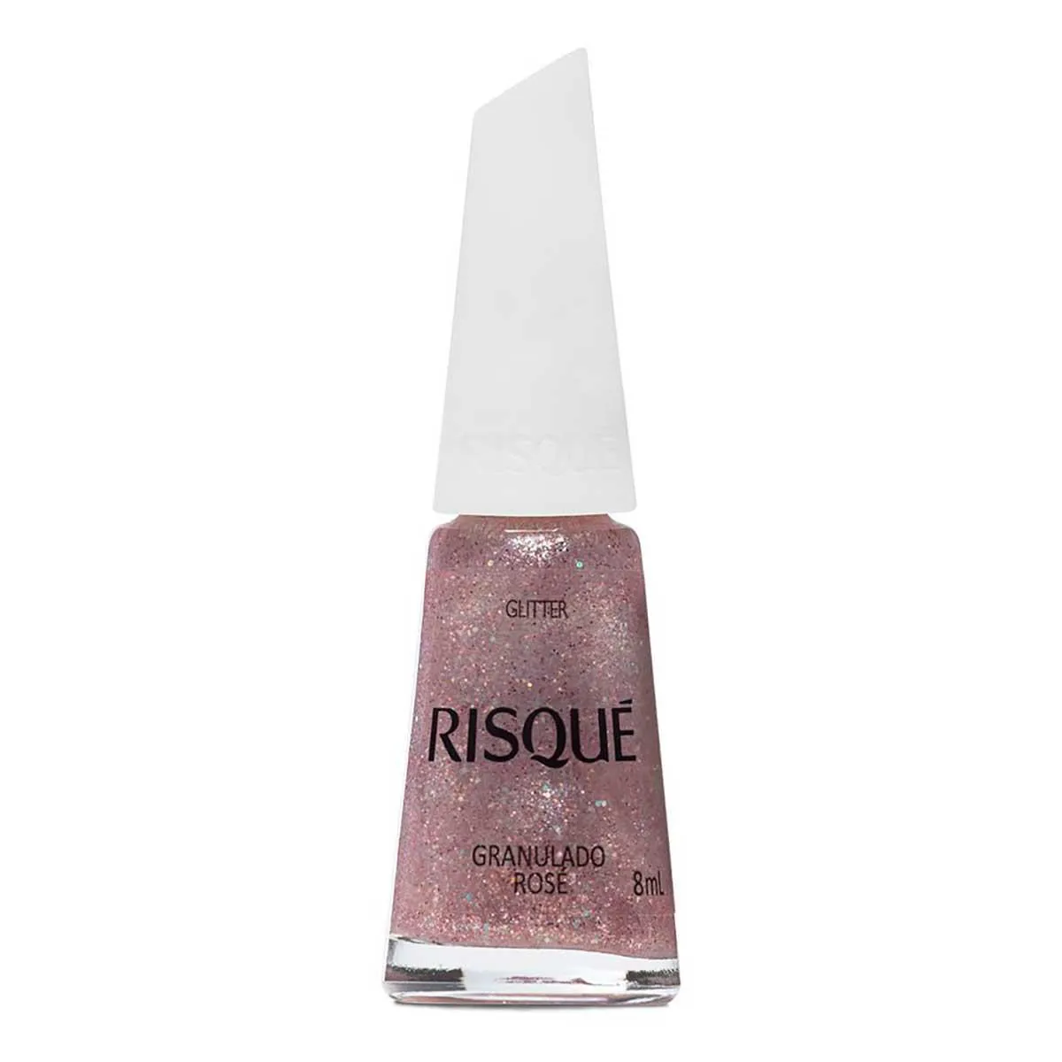 ESMALTE RISQUE GLITTER GRANULADO ROSE - Imagem 2
