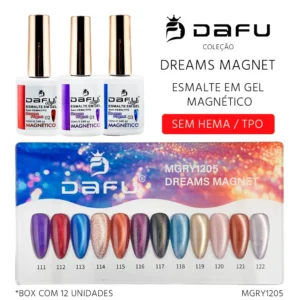 ESMALTE EM GEL MAGNETICO COLEÇÃO DREAMS DAFU 10ML