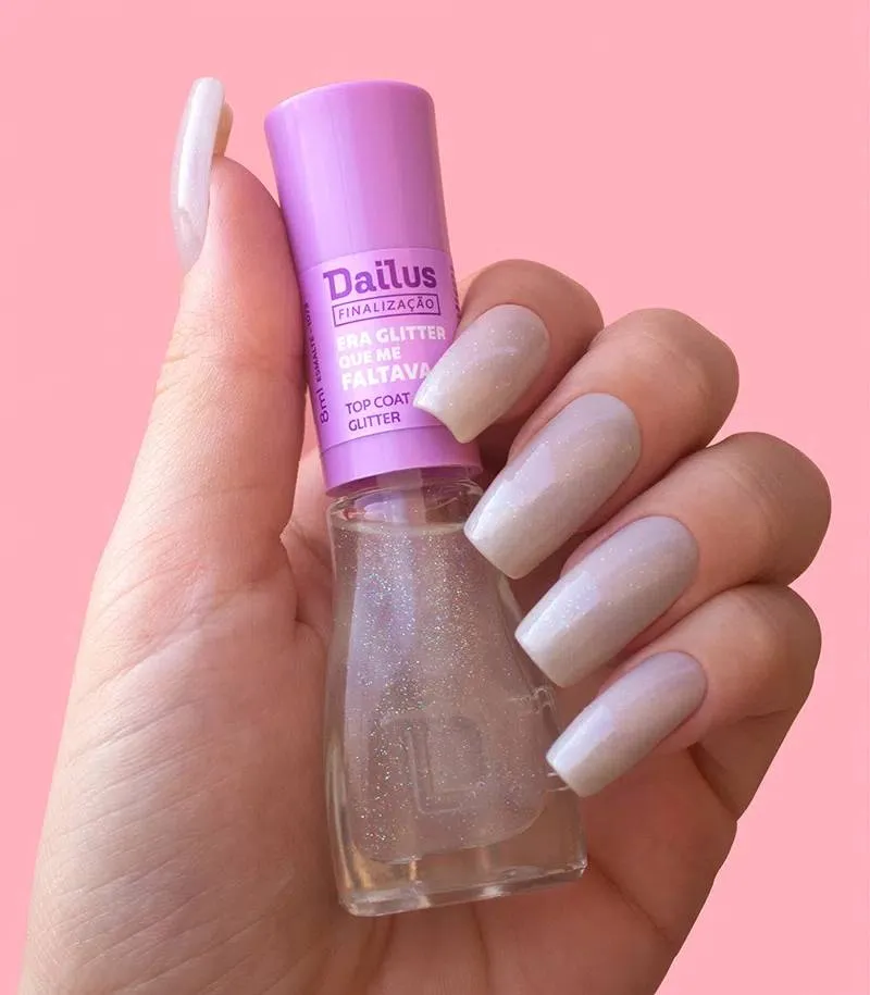 ESMALTE DAILUS -TOP COAT GLITTER-ERA GLITTER QUE ME FALTAVA