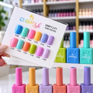ESMALTE EM GEL COLEÇÃO TONS PASTEIS  10ML DAFU