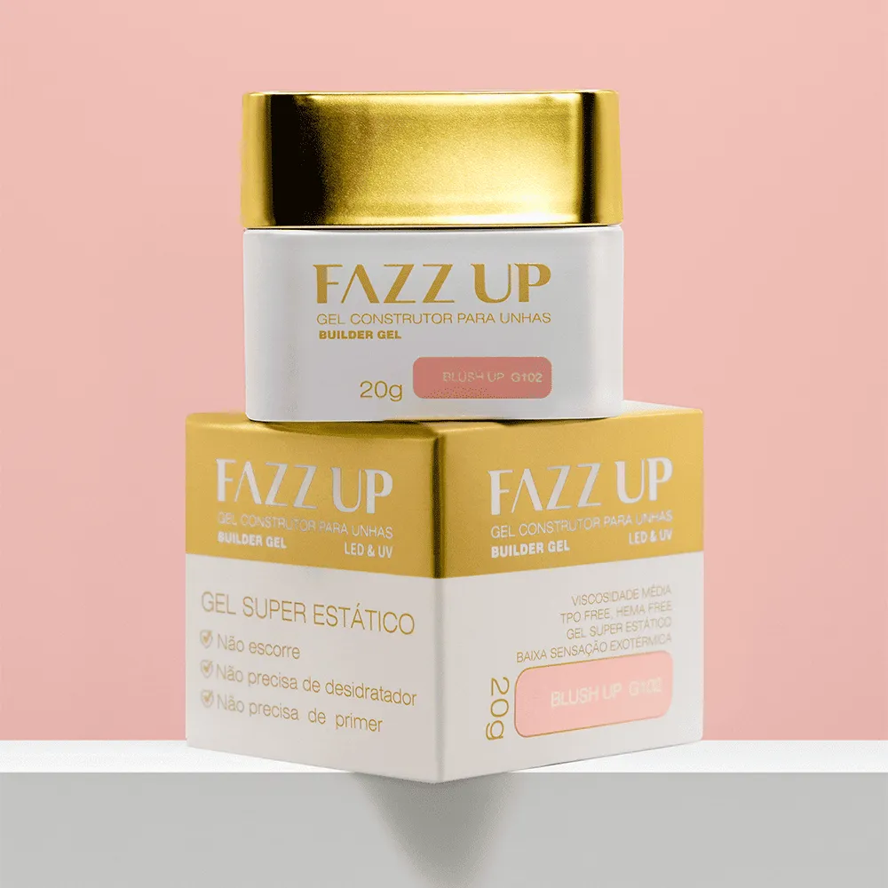 GEL CONSTRUTOR BUILDER BLUSH UP 20G FAZZ UP - Imagem 2