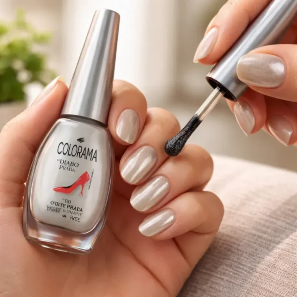 ESMALTE COLORAMA  VESTE PRATA CINTILANTE