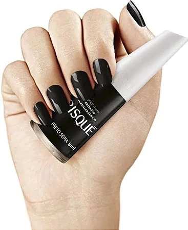 ESMALTE RISQUE PRETO SÉPIA CREMOSO 8ML