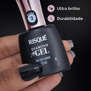 ESMALTE RISQUE DIAMOND GEL TOP COAT