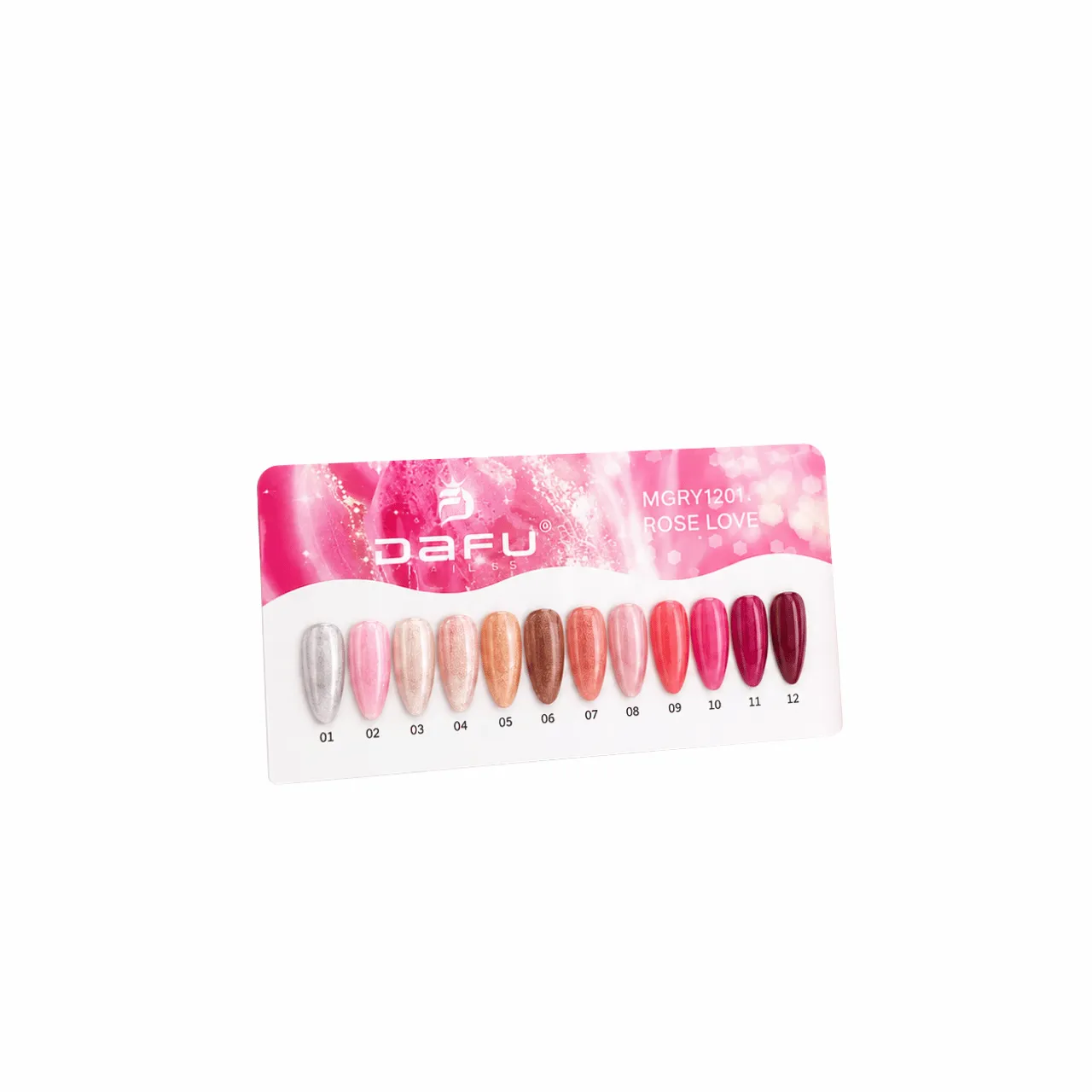 ESMALTE EM GEL MAGNETICO COLEÇÃO ROSE LOVE DAFU 10ML - Imagem 2