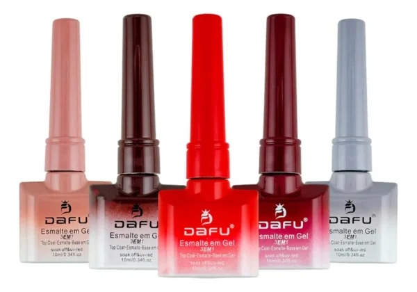 ESMALTE EM GEL COLEÇÃO 3 EM 1 #ONE40 DAFU 10ML