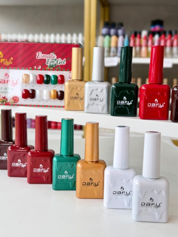 ESMALTE EM GEL COLEÇÃO NATAL DAFU 10ML