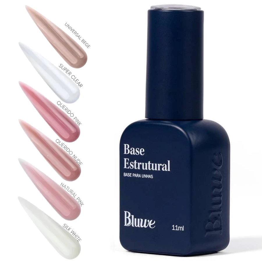 CAPA BASE ESTRUTURAL UNIVERSAL BEGE 11ML BLUWE - Imagem 2