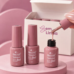 ESMALTE EM GEL 3 EM 1 REAL LOVE 5ML