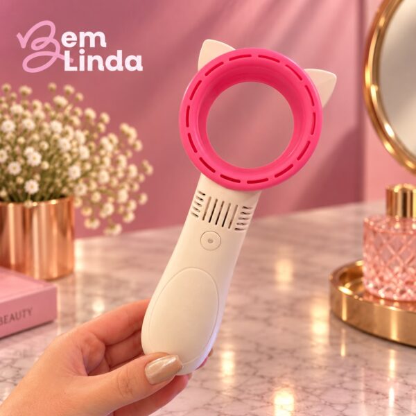 VENTILADOR PORTÁTIL RECARREGÁVEL SEM HÉLICE