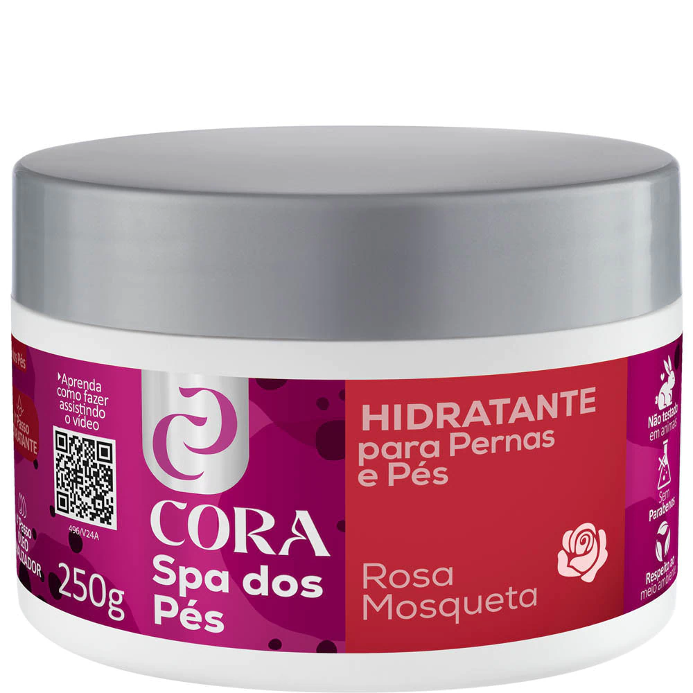 HIDRATANTE SPA DOS PES CORA ROSA MOSQUETA 250G