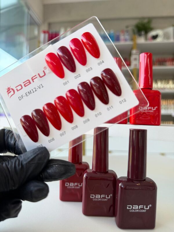 ESMALTE EM GEL COLEÇÃO TONS DE CEREJA #EM12-V1 DAFU 12ML