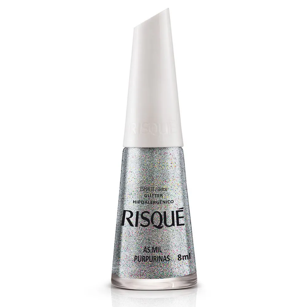 ESMALTE RISQUE GLITTER AS MIL PURPURINAS - Imagem 2