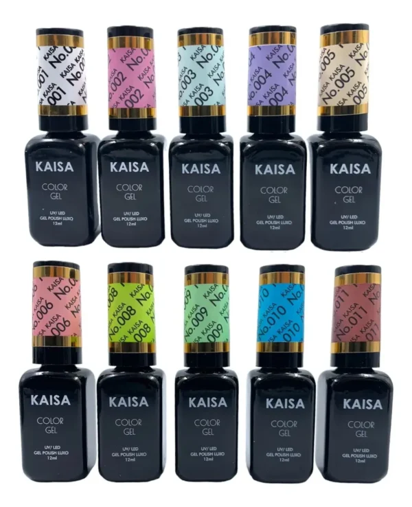 ESMALTE EM GEL COLEÇÃO LUXO 12ML KAISA