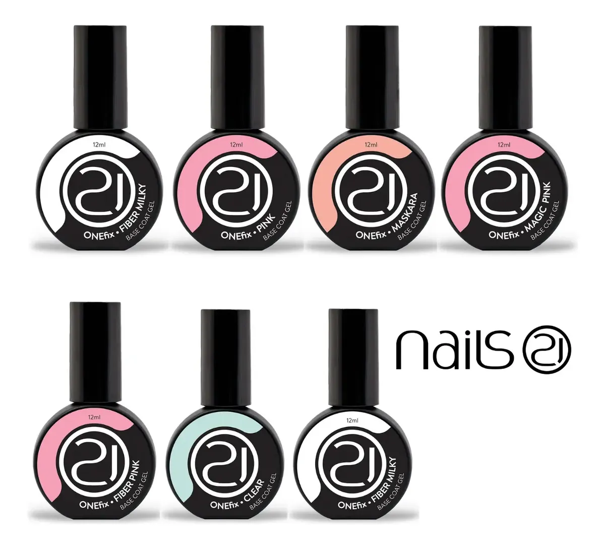 NAILS 21 ONE FIX CLEAR 12ML - Imagem 2