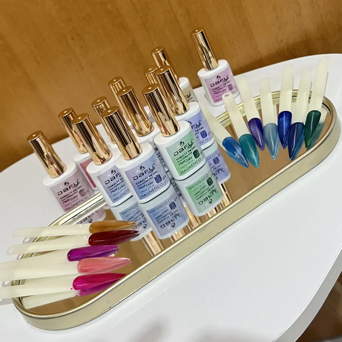 ESMALTE EM GEL MAGNETICO COLEÇÃO HEAT COLOR DAFU 10ML - Imagem 3
