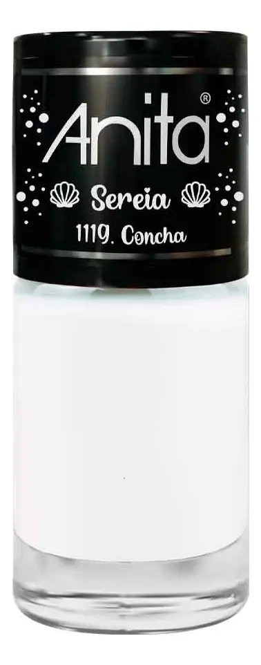 ESMALTE ANITA CONCHA - BRANCO 10ML - Imagem 2