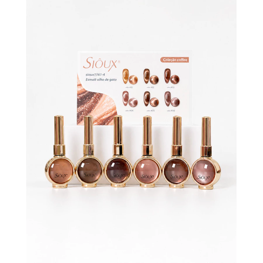 ESMALTE EM GEL COLEÇÃO COFFEE SIOUX