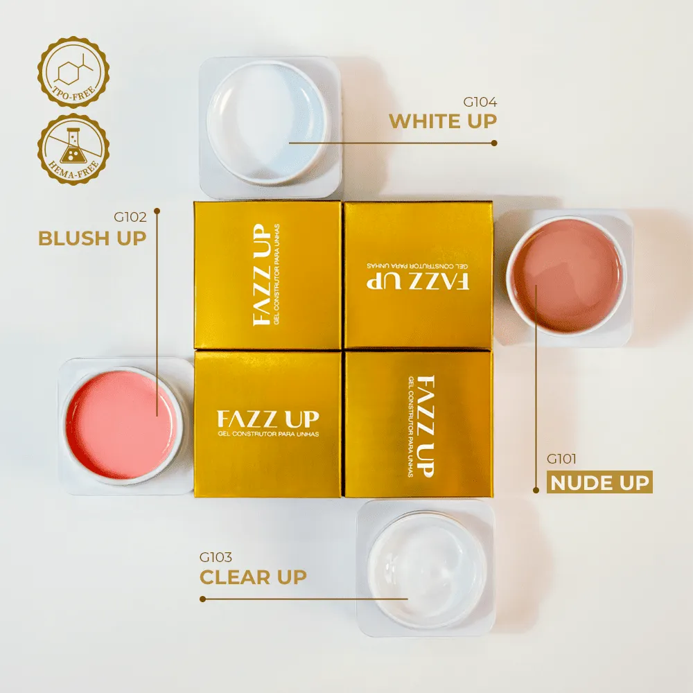 GEL CONSTRUTOR BUILDER NUDE UP 20G FAZZ UP - Imagem 4
